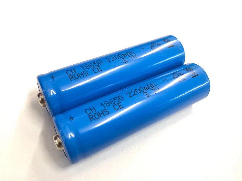 2Ps 3.7V 18650 Rechargeable Battery 2200mAh
