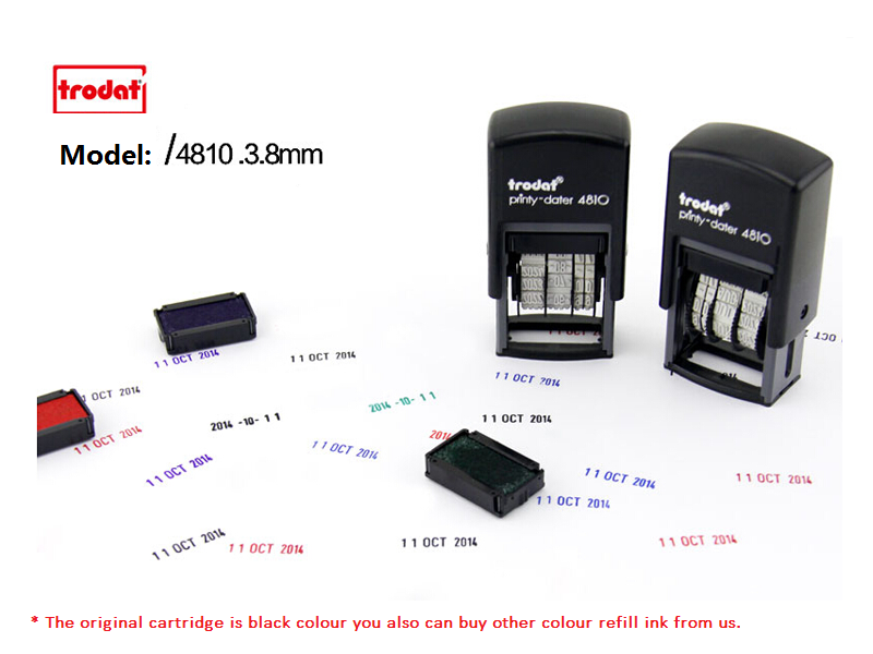 Self-Inking 1-Line Date Stamp - 20X3.8MM