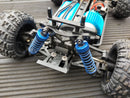 Dealonlinenz 4WD electric RC Truggy off-road toy, high-speed 35+ km/h, 1:18 scale, with rugged tires and sleek design.