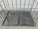 Pet Cage - 70CM Wide Collapsible Metal Pet Cage BLACK
