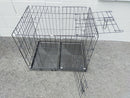 Pet Cage - 70CM Wide Collapsible Metal Pet Cage BLACK
