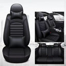 Car Seat Cover Faux Leather Cushion 5 Seater Full Set Front & Rear + Pillows