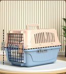 48CM Dog/Cat Airline Travel Cage/Carrier With Bowl