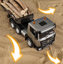 2.4G Wireless Electric Alloy Remote Control Dump Truck with Lights & Sounds