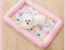S Soft Breathable Pet Lay Cooling Mat Pad Bed For Summer Dog Cat Pup