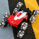8 Wheels RC Stunt 2.4GHz Drift Car Spray & Light 360° Flips Rotating Swivel Arm