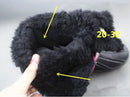 Winter Fluffy Collar Fleece Lining Lace-Up Warm Women Snow Explorer Boots 40