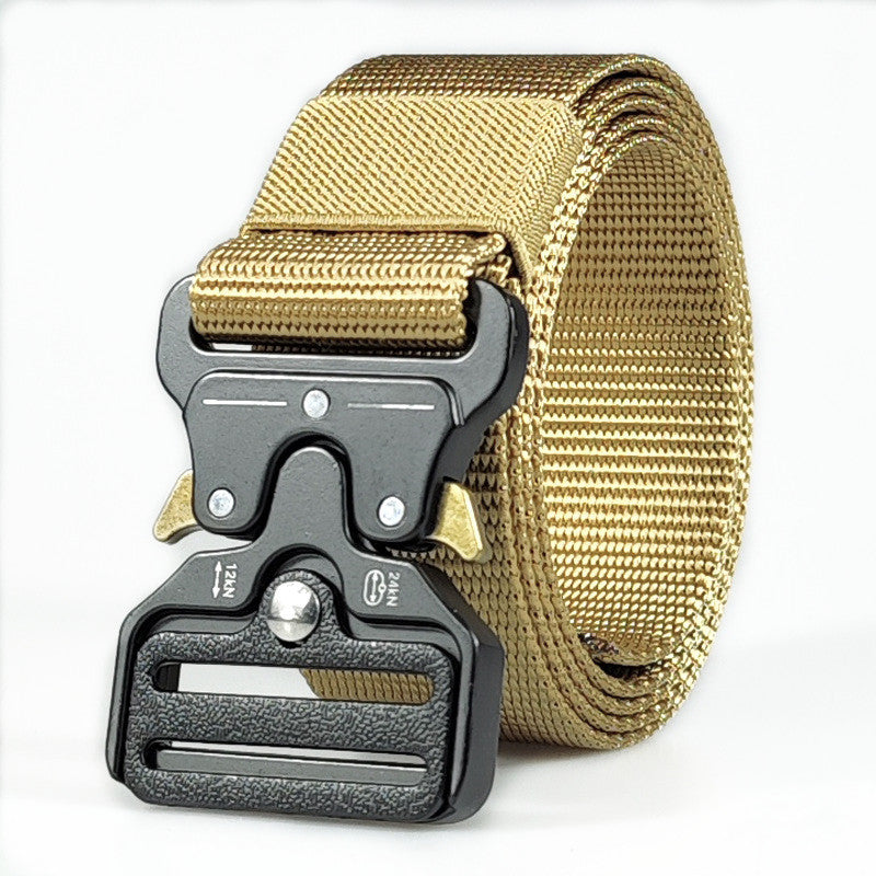 Tactical Belt Military Hiking Nylon Web Rigger Work Belts