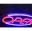 Open Neon Sign LED Tube USB light displaying bright neon glow, ideal for home decor or signage.