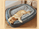 120CM High bolster comfort Pet Dog Bed Thick Warm