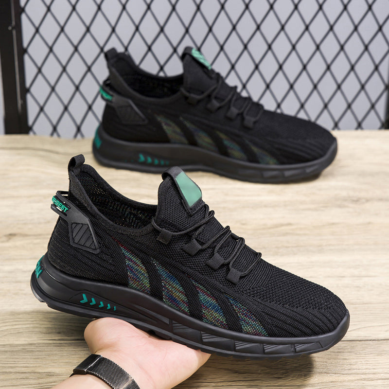 Size 9-13 Mens Slip On Walking Shoes Lightweight Breathable Non Slip Running