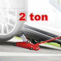 Dealonline.co.nz 2 Ton hydraulic floor trolley jack lifting cars, vans, and SUVs up to 32cm height, sturdy and easy to operate.