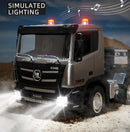 2.4G Wireless Electric Alloy Remote Control Dump Truck with Lights & Sounds