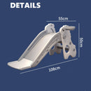 Kids Slide with Basket PINK