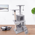 125CM Cat Tree House Scratching Post Condo - GREY