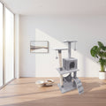 125CM Cat Tree House Scratching Post Condo - GREY