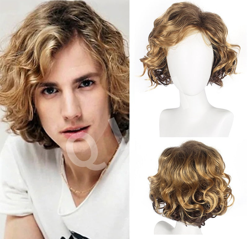 Men's wig  Synthetic Hair Full Wigs High Quality