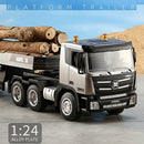 2.4G Wireless Electric Alloy Remote Control Dump Truck with Lights & Sounds