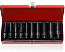 10pc 1/2 Inch Drive Deep Impact Socket Tool Set 8mm-22mm