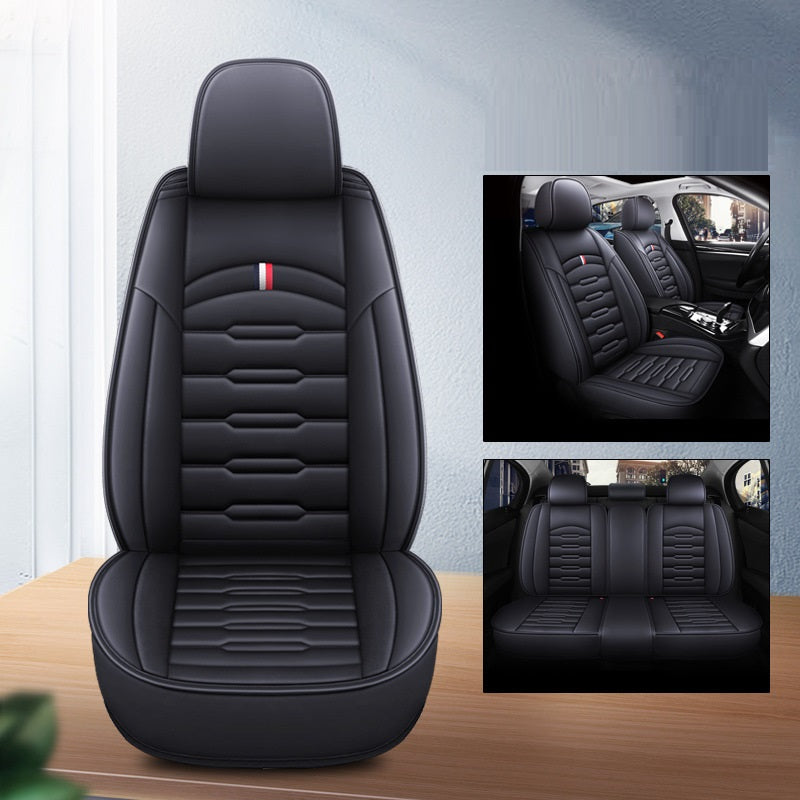 Car Seat Cover Faux Leather Cushion 5 Seater Full Set Front Rear Premium Quality