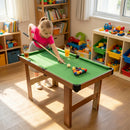 Mini pool table set by dealonline.co.nz, 120cm by 61cm, portable billiards game with 72cm height, ideal for indoor entertainment