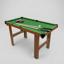 Mini pool table set by dealonline.co.nz, 120cm by 61cm, portable billiards game with 72cm height, ideal for indoor entertainment.