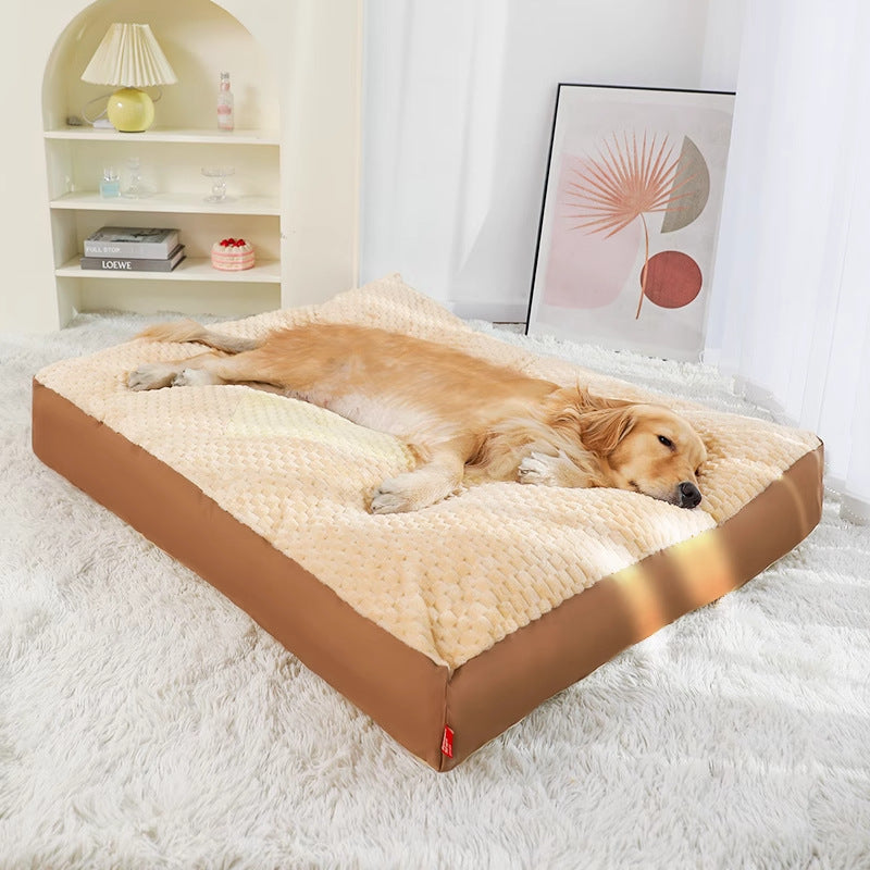 Dog Bed Pet Mattress Warm Thick Washable L 1mx0.75m