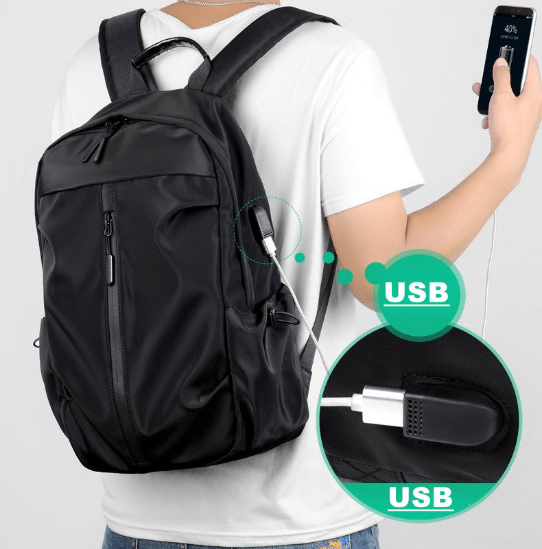 Travel Backpack Computer Bag USB Charging Water Resistant