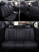 Car Seat Cover Faux Leather Cushion 5 Seater Full Set Front Rear Premium Quality