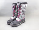 Winter Fluffy Collar Fleece Lining Lace-Up Warm Women Snow Explorer Boots 40