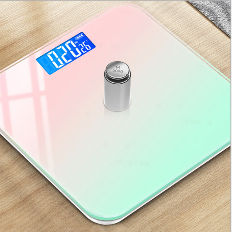 180Kg Platform Digital Bathroom Scale Electronic Weight Battery Operated