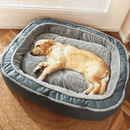 120CM High bolster comfort Pet Dog Bed Thick Warm