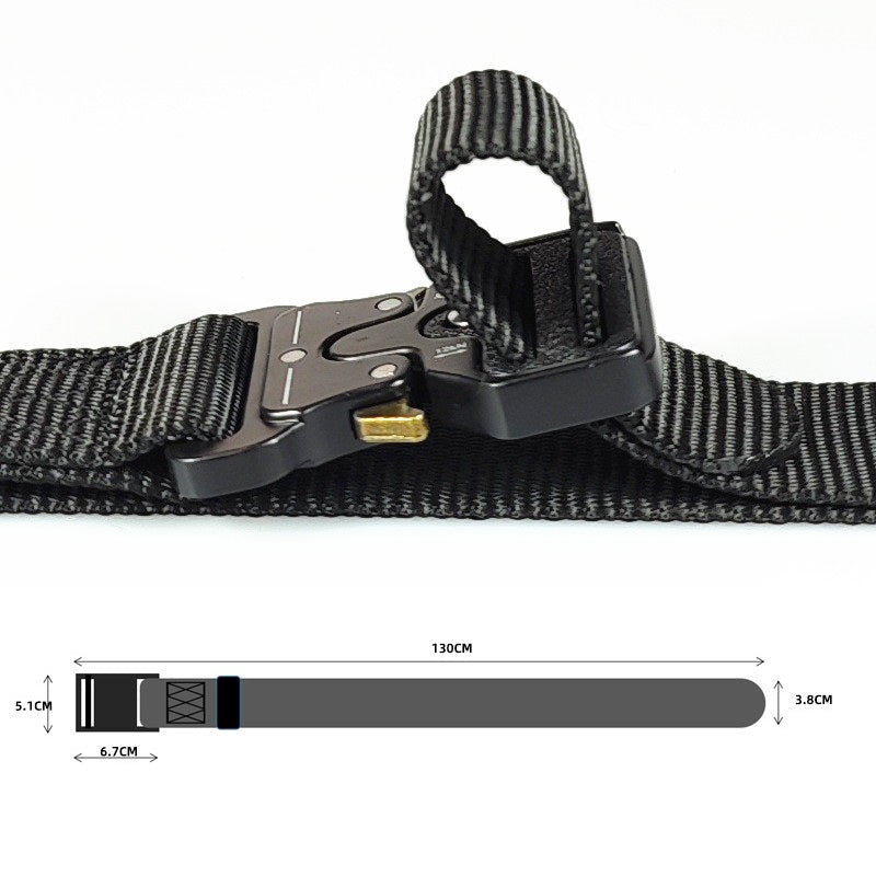 Tactical Belt Military Hiking Nylon Web Rigger Work Belts