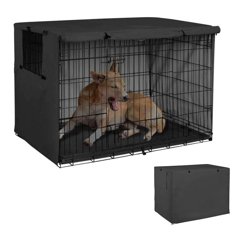 Waterproof Oxford Cloth Dog Crate Cover 3 Sizes Optional