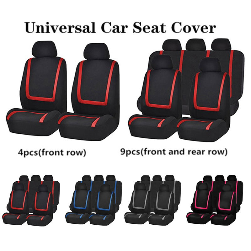 Car Seat Cover 5 Seater Full Set Front Rear Cushion Mat Protecto Polyester