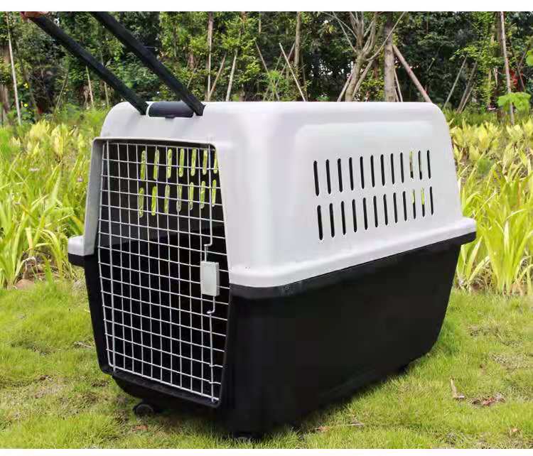 PP60 XX-Large Airline Travel Cage/Carrier/Crate 99cm Wheeled Air NZ with Bowl