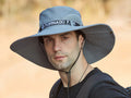 92050-GREY Sun HatS Wide Brim Bucket Outdoor Fishing Hiking Cap UV Protection