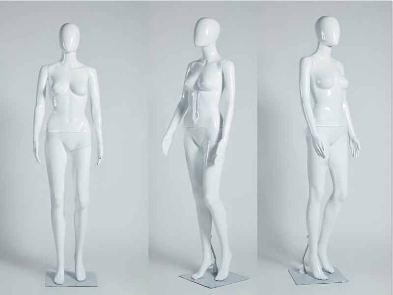 Brand New Female Full Mannequin with Head 180cm  GLOSSY WHITE