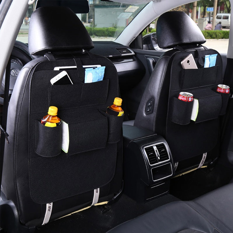 Car Back Seat Storage Bag Multi-Pocket Organizer Backseat