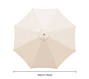 5 Colours 2.7M Parasol Replacement Cloth Round Garden Umbrella Cover For 8-Arm