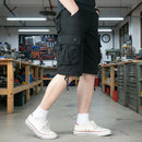 Cargo Short 1/2 Pants Outdoor Solid Color Work Short Multi-pocket Hiking Camping