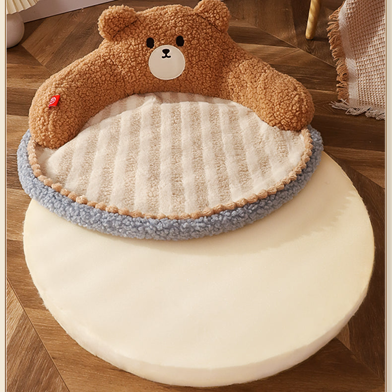 Bear Cuddler Cat Bed 52cm x 52cm x 22cm