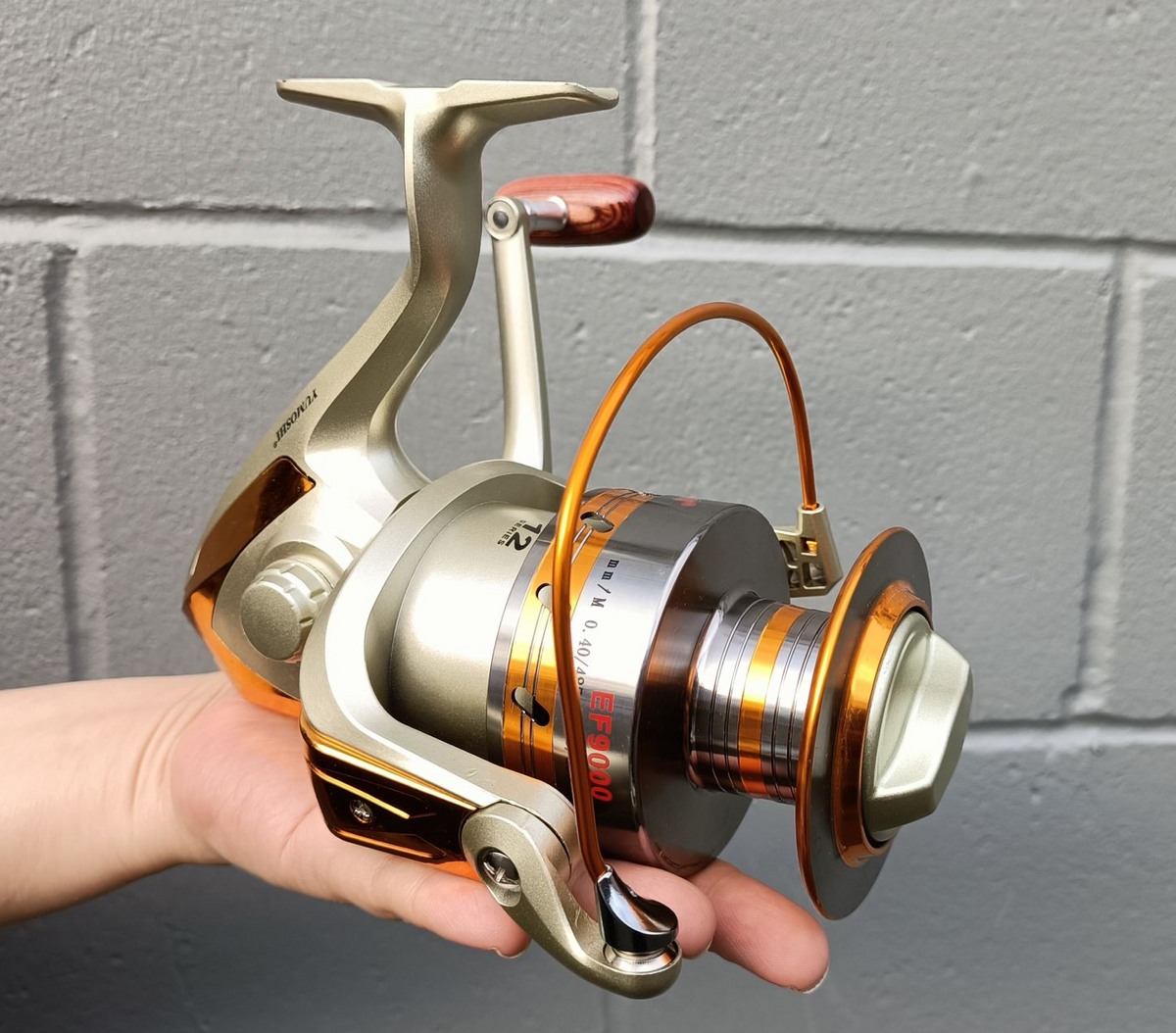 2000 Spinning Reel Yumoshi EF Spinning Fishing Reel - Sizes 1000 To 9000, 12  Ball Bearings, Freshwater Use Yumoshi EF Spinning Reel