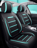 Sport Style Synthetic Linen/Flax Breathable Bucket Car Seat Covers Full Set