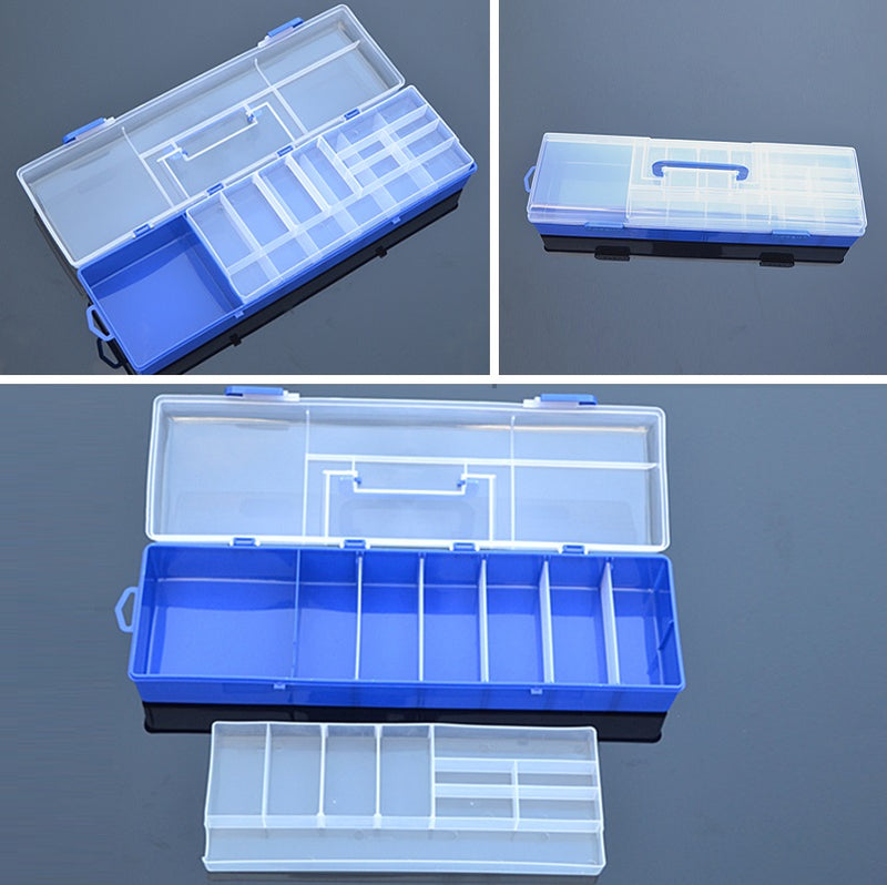 Fishing Lure Box Bait Lure Hook Storage 17 Compartments 45*14*8cm