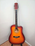 ORANGE 38" Wooden Acoustic Guitar