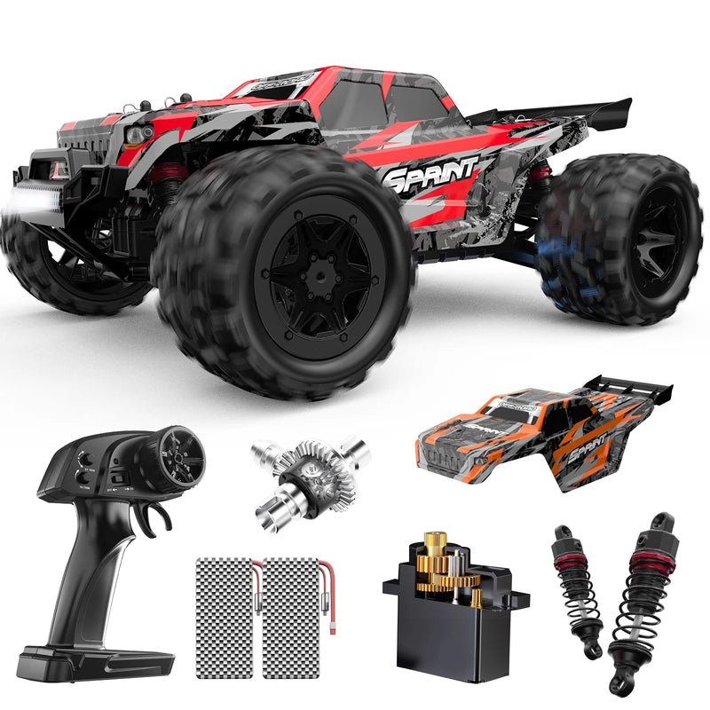 1/16 RC Car, 2.4Ghz Fast Remote Control Car 35+ MPH, 4WD off Road RC Truck Vehicle  Gifts for Adult and Boys