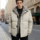 Men's Winter Jacket White S - 4XL