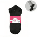 BLACK - (3 Pairs) Ankle Socks -  SIZE 7-11