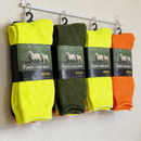 (12 Pairs) High Visible Safety Work Socks Cushioned Socks